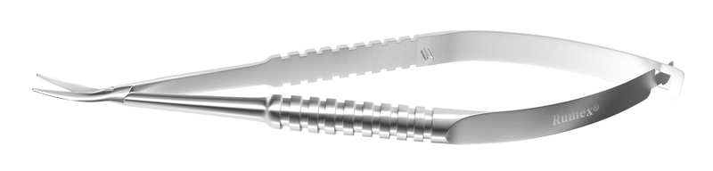 999R 11-035S Universal Corneal Scissors, Blunt Tips, 11.00 mm Curved Blades, Round Handle, Length 112 mm, Stainless Steel