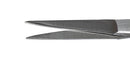 005R 11-080S Straight Iris Scissors, Sharp Tips, 28.00 mm Blades, Ring Handle, Length 115 mm, Stainless Steel