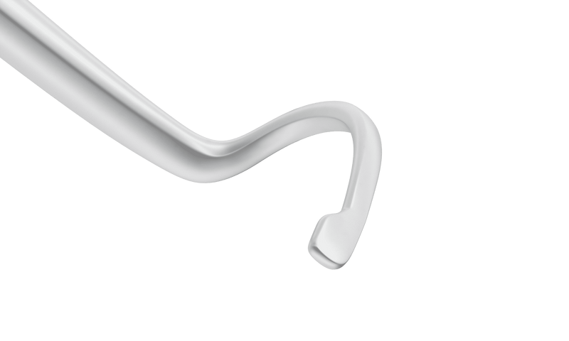 999R 7-1271 Chang Chopper, Double-Ended, LHD, Length 125 mm, Round Titanium Handle