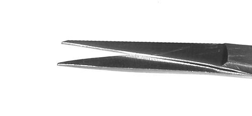 112R 11-100S Knapp Straight Strabismus Scissors, Ring Handle, Length 115 mm, Stainless Steel