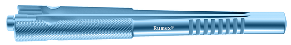 021R 12-003T Vitreoretinal Instrument Handle, Squeeze Model, Two Fingers Control, Titanium
