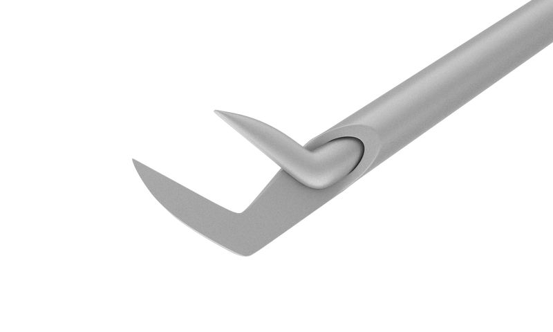 999R 12-202-23 Vertical Vitreoretinal Scissors, 70°, 23 Ga, Long Sharp Tips, Tip Only