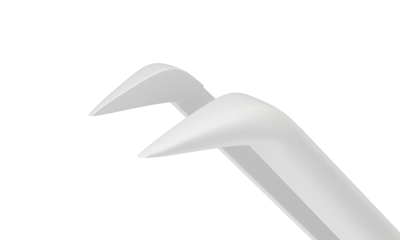062R 4-0321S Utrata Capsulorhexis Forceps, Cystotome Tips, 11.50 mm Curved Jaws, Flat Handle, Length 107 mm, Stainless Steel