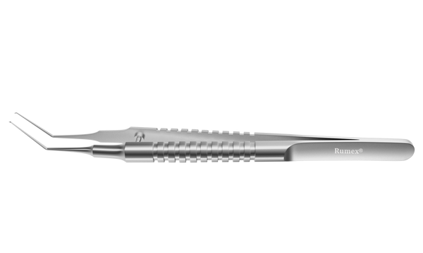 032R 4-0311S Utrata Capsulorhexis Forceps, Cystotome Tips, 11.50 mm  Straight Jaws, Round Handle, Length 110 mm, Stainless Steel