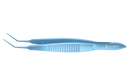 4-0352T Nevyas Capsulorhexis Forceps, Cystotome Triangular Claw-Shaped Tips, 11.50 mm Straight Jaws, Flat Handle, Length 105 mm, Titanium