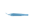 4-0396/SFT Capsulorhexis Forceps with Scale (2.50/5.00 mm), Cross-Action, for 1.50 mm Incisions, Straight Titanium Jaws (8.50 mm), Short Lever (16.00 mm), Short (71 mm) Flat Titanium Handle, Length 90 mm