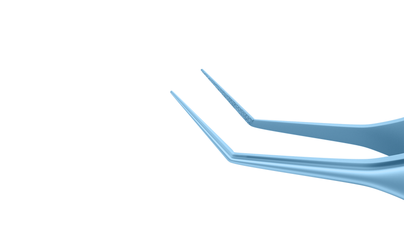 999R 4-173T McPherson Angled Tying Forceps, 6.00 mm Tying Platform, Length 102 mm, Titanium