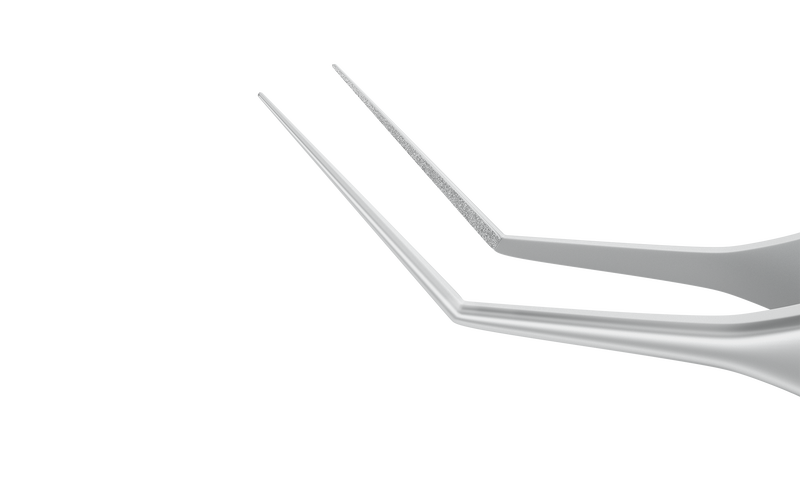 999R 4-175S McPherson Angled Tying Forceps, 10.00 mm Tying Platform, Length 104 mm, Stainless Steel