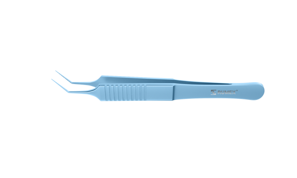 184R 4-175T McPherson Angled Tying Forceps, 10.00 mm Tying Platform, Length 104 mm, Titanium