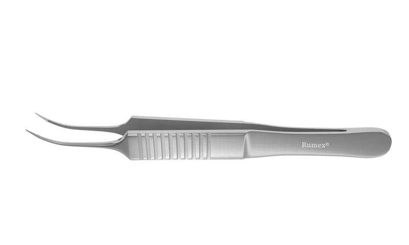 108R 4-177S McPherson Curved Tying Forceps, 4.00 mm Tying Platform, Length 109 mm, Stainless Steel