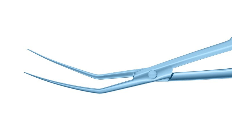 Loading Forceps 4-20111T ICL Cartridge Loading Forceps, Angled 30° Long Jaws, Round ...