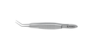 4-2108S Faulkner Lens Holding Forceps, Angled shafts, Smooth Jaws, Length 105 mm, Stainless Steel