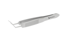4-246S Florakis Endothelial Forceps, Reversed Tips, Angled 75°, Length 103 mm, Stainless Steel