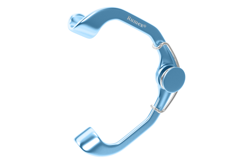 999R 14-031 Sauer Lid Speculum, Temporal, Newborn, Solid 5.00 mm Blades, Length 25 mm