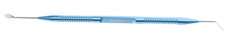 999R 13-110 Paton Spatula And Spoon, Double-Ended, Length 150 mm, Round Titanium Handle