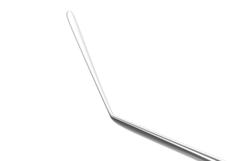 999R 13-110 Paton Spatula And Spoon, Double-Ended, Length 150 mm, Round Titanium Handle