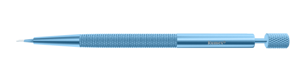 999R 6-10/6-070 Side-Port Diamond Knife, Lancet Blade, 1.00 mm, Straight, Length 120 mm, Titanium Handle