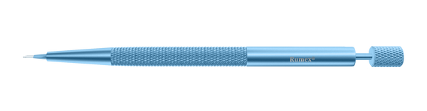 999R 6-10/6-0701 Side-Port Diamond Knife, Lancet Blade, 0.80 mm, Straight, Length 120 mm, Titanium Handle