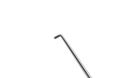 200R 5-032S Sinskey Hook, Angled, 0.15 mm x 10.00 mm Shaft, Length 122 mm, Round Handle, Stainless Steel