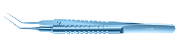 037R 4-0311T Utrata Capsulorhexis Forceps, Cystotome Tips, 11.50 mm Straight Jaws, Round Handle, Length 110 mm, Titanium