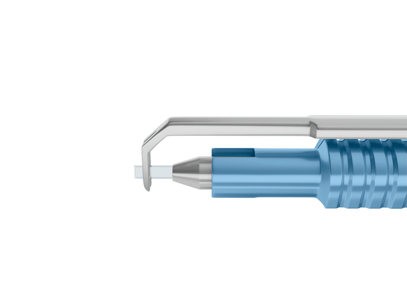 999R 6-00/6-020 Diamond Knife for ICRS, Astigmatic and Arcuate Keratotomy, 1.00 mm Straight Blade, Length 110 mm, Micrometric Titanium Handle