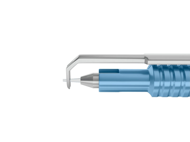 999R 6-00/6-030 Diamond Knife for Arcuate Incisions, 1.00/0.20 mm Tapered Blade, Length 110 mm, Micrometric Titanium Handle