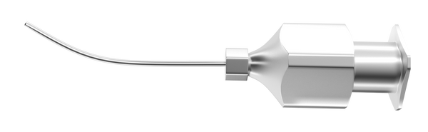 999R 15-013-19 Sub-Tenon's Anesthesia Cannula, Curved, Flattened Tip, 19 Ga x 25 mm, Front Opening