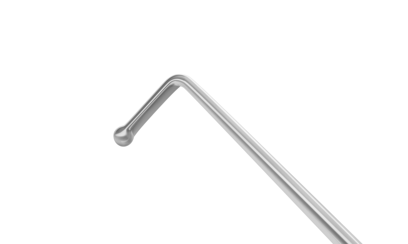 179R 7-0681 Phaco Chopper for Cross-Chop Technique, Length 120 mm, Round Titanium Handle