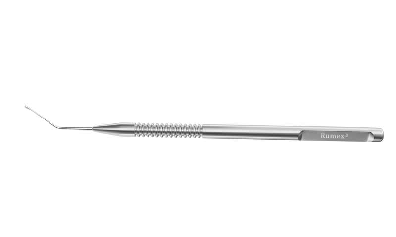 211R 7-093S Drysdale Nucleus Manipulator, Regular Tip, Round Handle, Length 121 mm, Stainless Steel