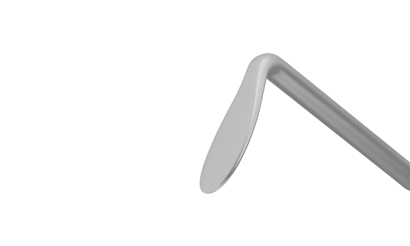 092R 7-128 Quick Chopper with Rounded Edge, RHD, Round Handle, Length 120 mm, Round Titanium Handle