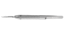 7-149S Escaf Prechopper, Straight, Cross-Action, Max Opening 2.80 mm, Round Handle, Length 120 mm, Stainless Steel