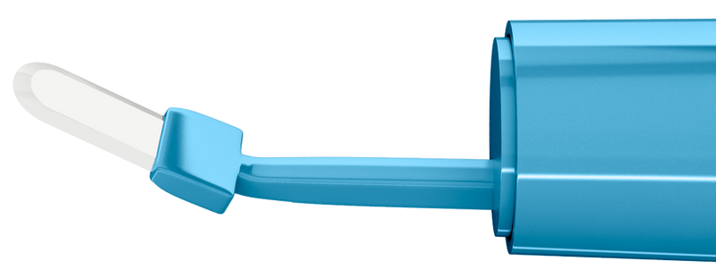 999R 6-20/6SK-093 Sapphire Knife for Glaucoma, Crescent Blade, 2.20 mm, Length 135 mm, Angled Titanium Handle