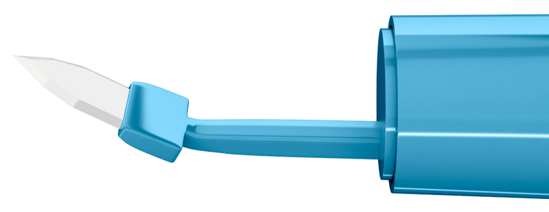 999R 6-20/6SK-145 Phaco Sapphire Knife, Trapezoid Blade, 1.80/2.20 mm, Length 135 mm, Angled Titanium Handle