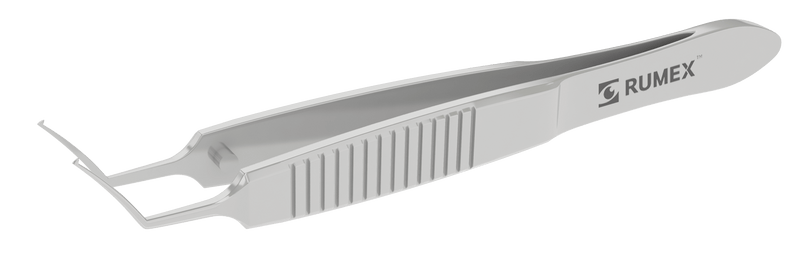 999R 4-246S Florakis Endothelial Forceps, Reversed Tips, Angled 75°, Length 103 mm, Stainless Steel