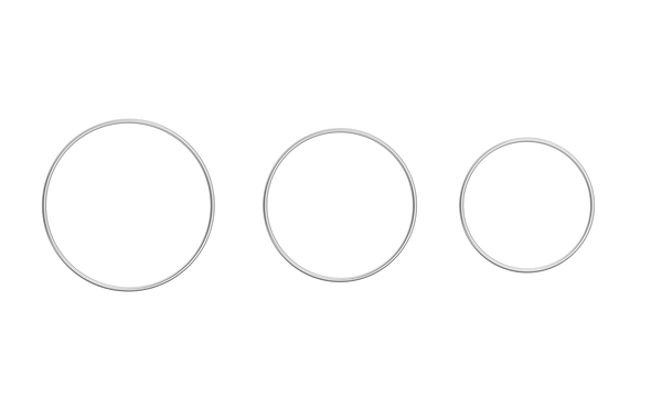 999R 16-030-15 Flieringa Rings, 15.00 mm, 1 Each, Stainless Steel