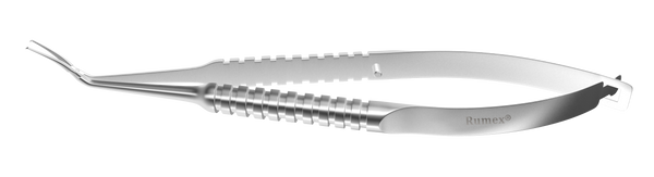 177R 4-0391S Capsulorhexis Forceps, Inamura Style, Cross-Action, 10.00 mm Curved Jaws, Length 115 mm, Stainless Steel