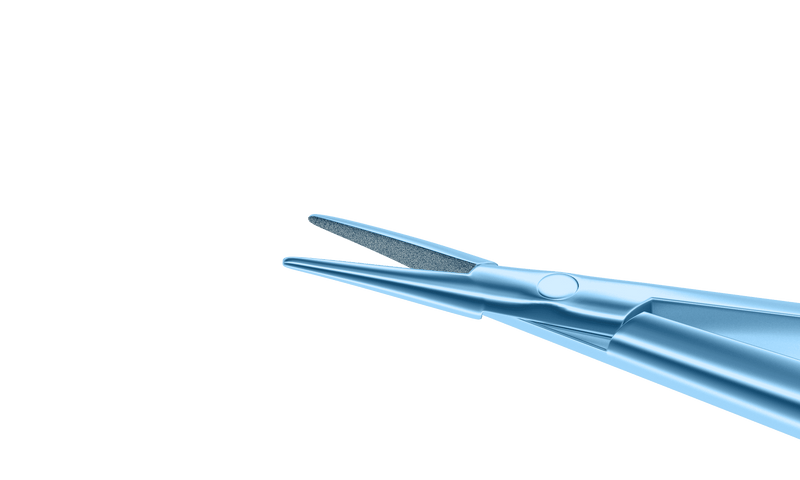 999R 8-0921T Castroviejo Needle Holder, Straight, with Lock, 13.50 mm Delicate jaws, Length 122 mm, Titanium