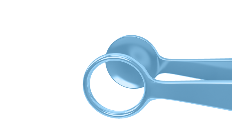 999R 4-1908T Lambert Chalazion Forceps, Small, 8.00 mm Diameter, Length 92 mm, Titanium