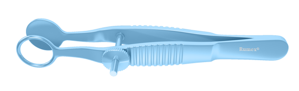 132R 4-1909T Lambert Chalazion Forceps, Medium, 12.00 mm Diameter, Length 97 mm, Titanium