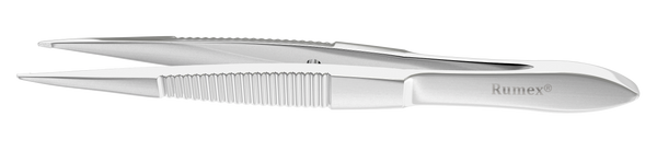 183R 4-042S Cilia Forceps, Narrow, Flat Handle, Length 86 mm, Stainless Steel