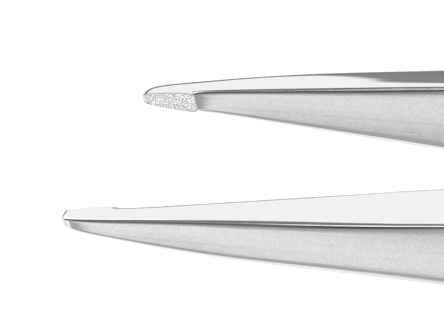 183R 4-042S Cilia Forceps, Narrow, Flat Handle, Length 86 mm, Stainless Steel