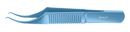 106R 4-050T Colibri Corneal Forceps, 0.12 mm, 1x2 Teeth, Flat Handle, Length 84 mm, Titanium