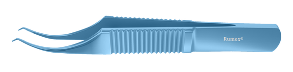 106R 4-050T Colibri Corneal Forceps, 0.12 mm, 1x2 Teeth, Flat Handle, Length 84 mm, Titanium