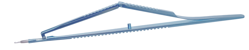 999R 16-011 Kelly Descemet's Membrane Punch, 0.75 mm Diameter, Length 131 mm, Serrated Squeeze Action Titanium Handle