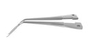 4-03962/MFS Capsulorhexis Forceps with Scale (2.50/5.00 mm), Cross-Action, for 1.50 mm Incisions, Straight Stainless Steel Jaws (8.50 mm), Long Lever (26.00 mm), Medium (91 mm) Flat Stainless Steel Handle, Length 120 mm