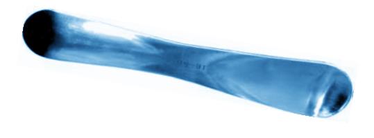 999R 16-50T Lid Plate, 20.00 mm and 24.00 mm Wide, Non-reflective Surface, Length 110 mm, Titanium