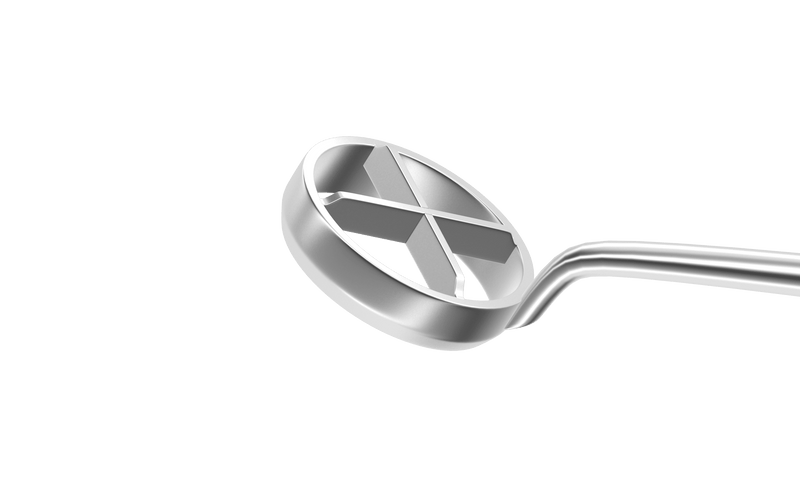 999R 3-0211T Hoffer Optical Zone Marker, with Cross Hairs, 5.00 mm, Length 103 mm, Round Titanium Handle