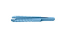 4-0396/MRT Capsulorhexis Forceps with Scale (2.50/5.00 mm), Cross-Action, for 1.50 mm Incisions, Straight Titanium Jaws (8.50 mm), Short Lever (16.00 mm), Medium (91 mm) Round Titanium Handle, Length 110 mm