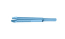 4-03962/MF Capsulorhexis Forceps with Scale (2.50/5.00 mm), Cross-Action, for 1.50 mm Incisions, Straight Stainless Steel Jaws (8.50 mm), Long Lever (26.00 mm), Medium (91 mm) Flat Titanium Handle, Length 120 mm