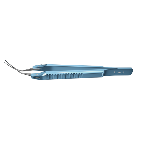 999R 4-251 Cross-Action DMEK Forceps, Length 110 mm, Flat Titanium Handle